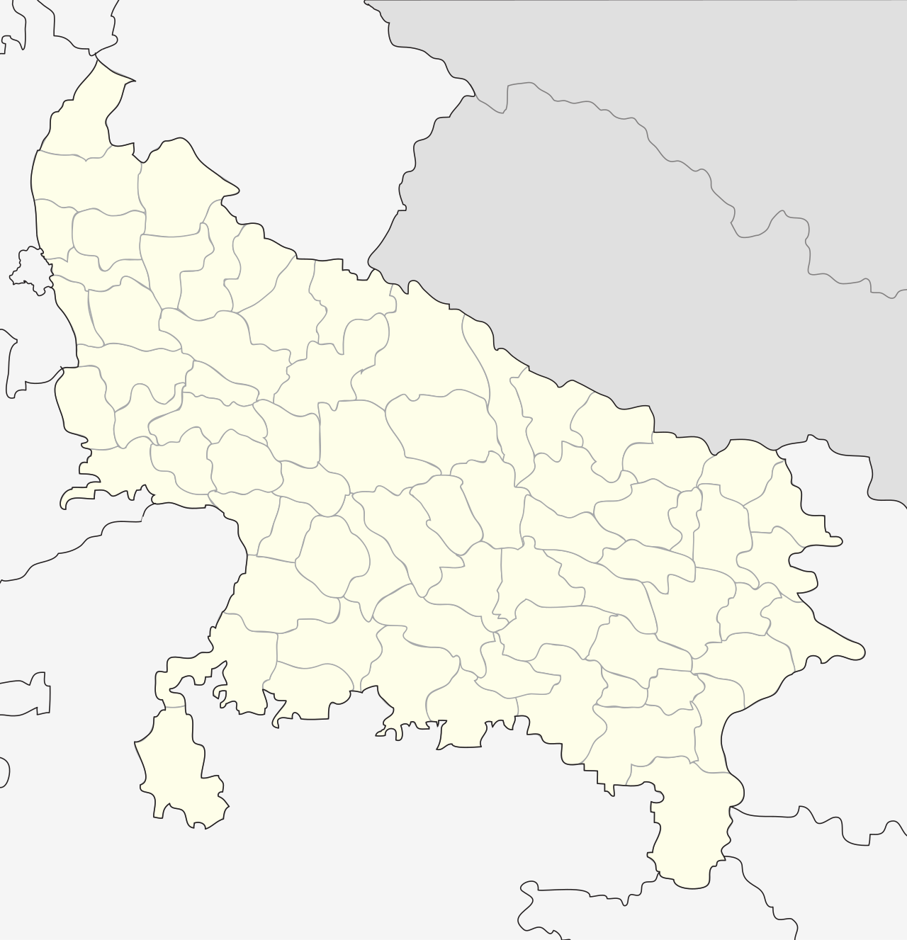 Uttar Pradesh Map